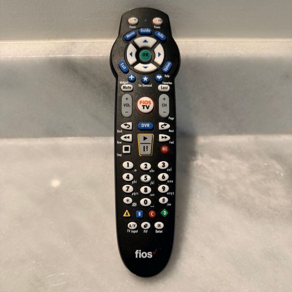 Verizon FiOS TV VZ P265v5 RC Replacement Black Remote Control